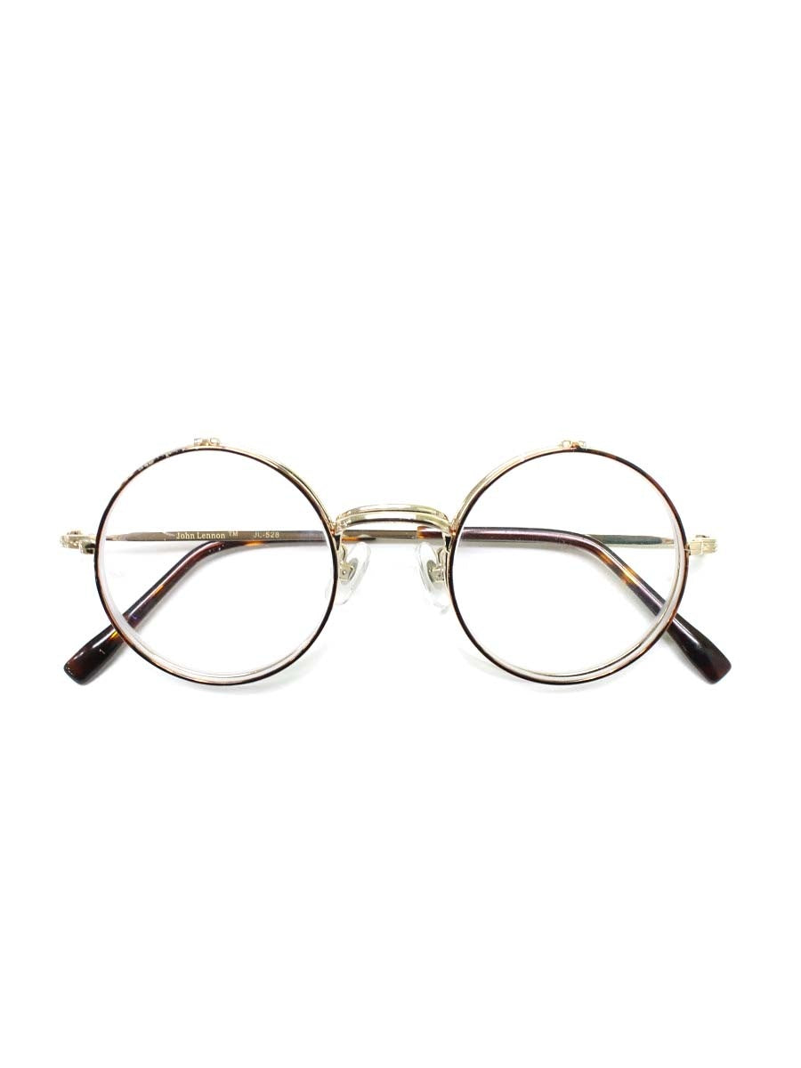 ジョンレノン JL-528 メガネ ブラウン コンビフレーム フルリム ラウンド（丸メガネ） IT89950ZSRDI
