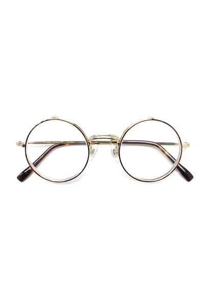 ジョンレノン JL-528 メガネ ブラウン コンビフレーム フルリム ラウンド（丸メガネ） IT89950ZSRDI