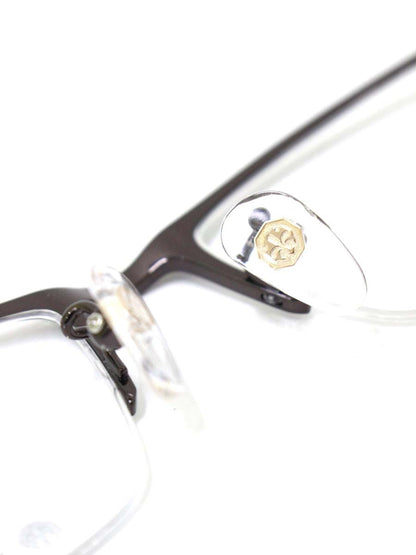 中村勘三郎 KN-2550 メガネ ブラウン/ブラック/グリーン コンビフレーム ハーフリム スクエア 七宝モダンカラー IT4HO25MUAJ0