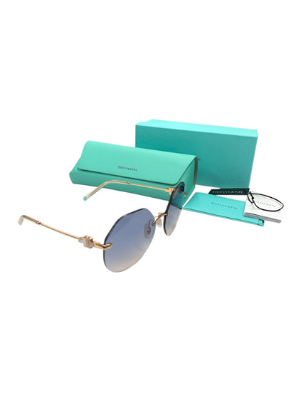 ティファニー New Women Sunglasses TF3077 6160/16 サングラス ゴールド リムレス ティアドロップ 2021 ITYJQK0489OW