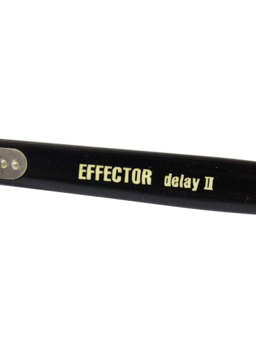 エフェクター delay2 メガネ ブラック セルフレーム ハーフリム ウェリントン IT2AJDXFSU4E