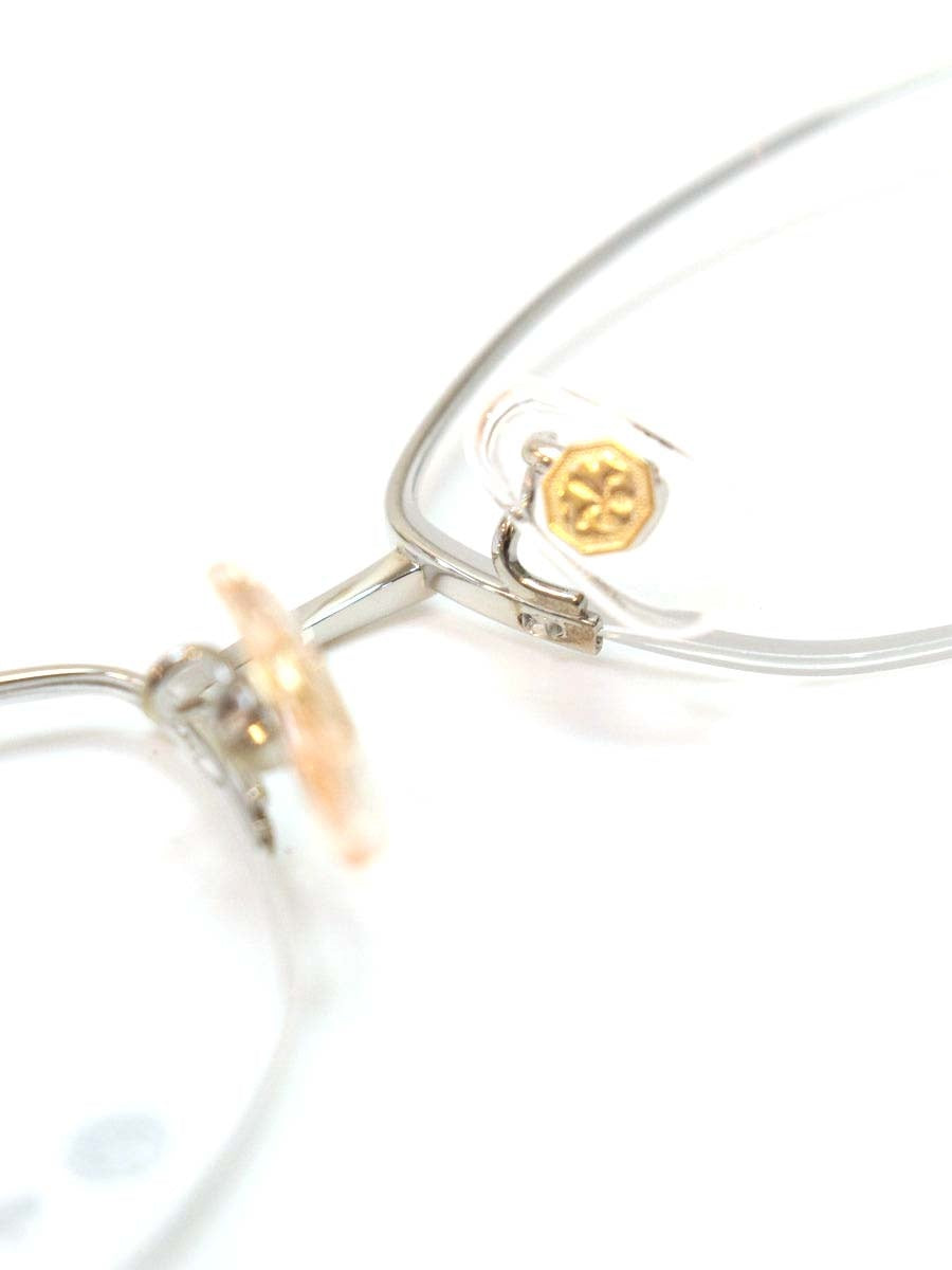 中村勘三郎 KN-2670 メガネ シルバー/グリーン コンビフレーム IT8460RC2PG8