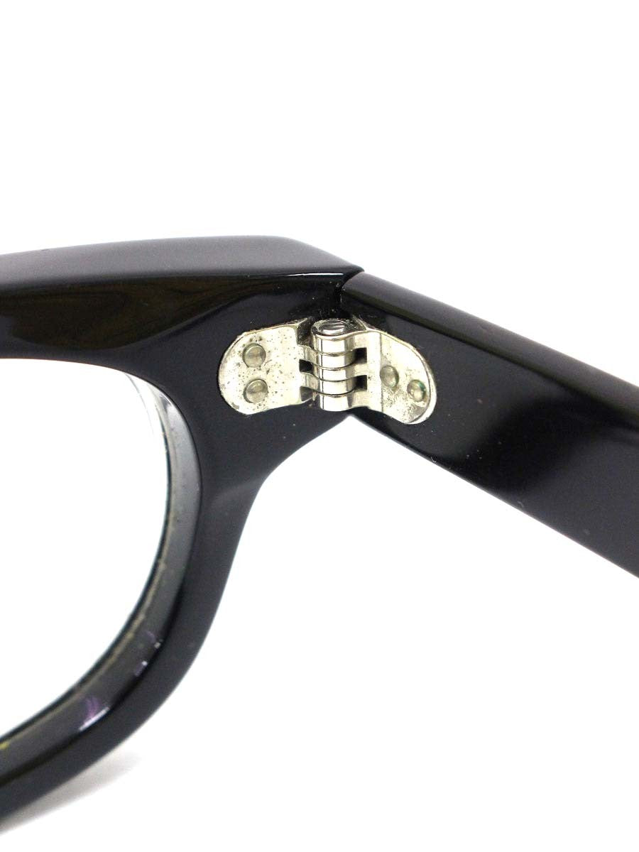 ネイバーフッド TRAMP トランプ メガネ ブラック エフェクター コラボ セルフレーム スクエア ITG3ZQW6OMZ3