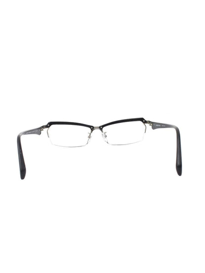 サムライ翔 SS-T24 メガネ ブラック/シルバー 智 セルフレーム ハーフリム スクエア ITMBUDXAV3NI