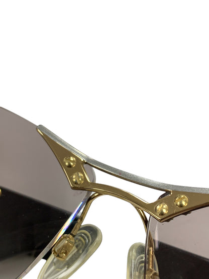 カザール MOD917 サングラス ゴールド コンビフレーム リムレス スクエア IT7F6ZSA9CH1