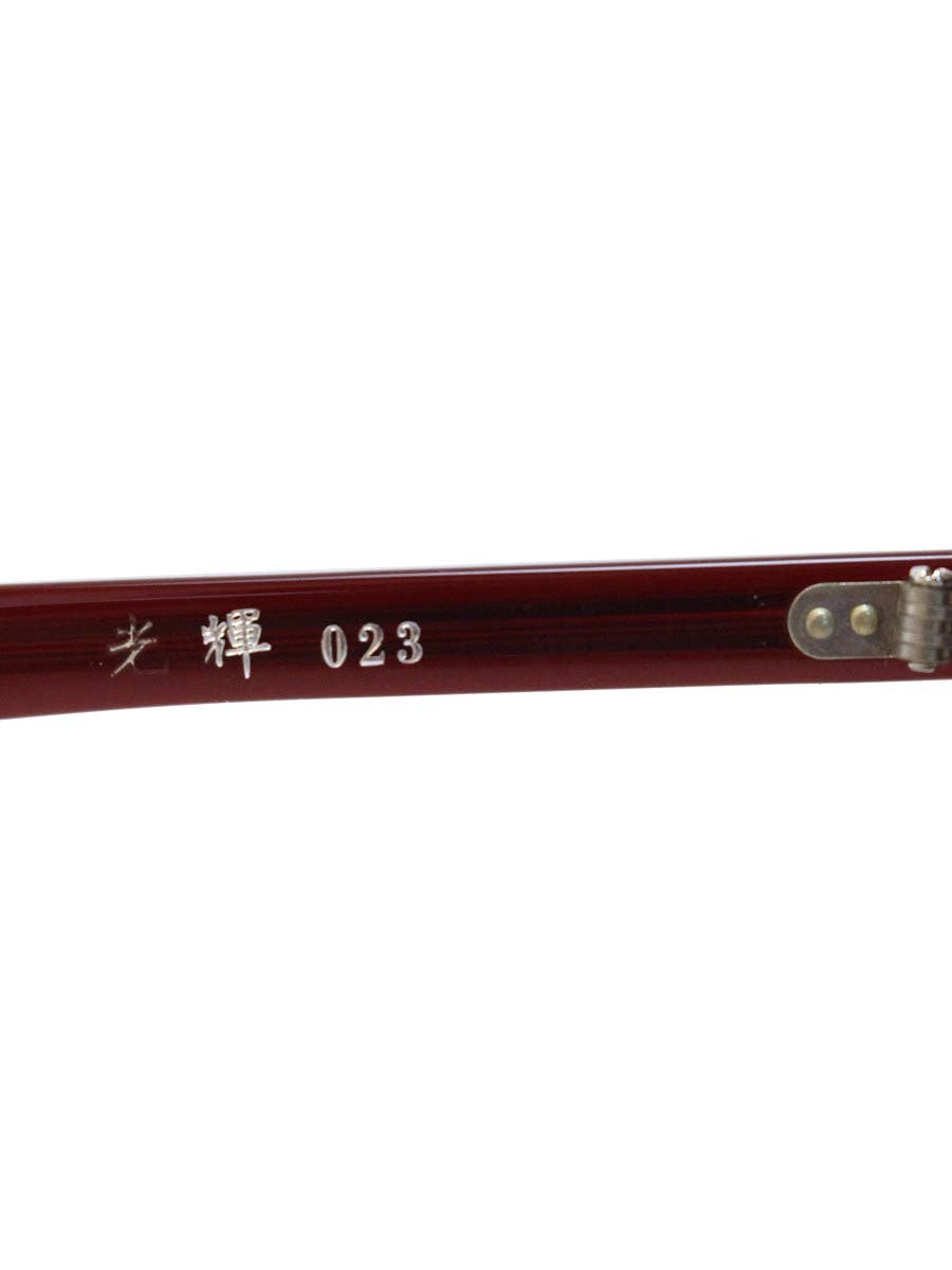 増永眼鏡 光輝023 メガネ レッド セル フルリム ラウンド IT7CYWWMNKMO