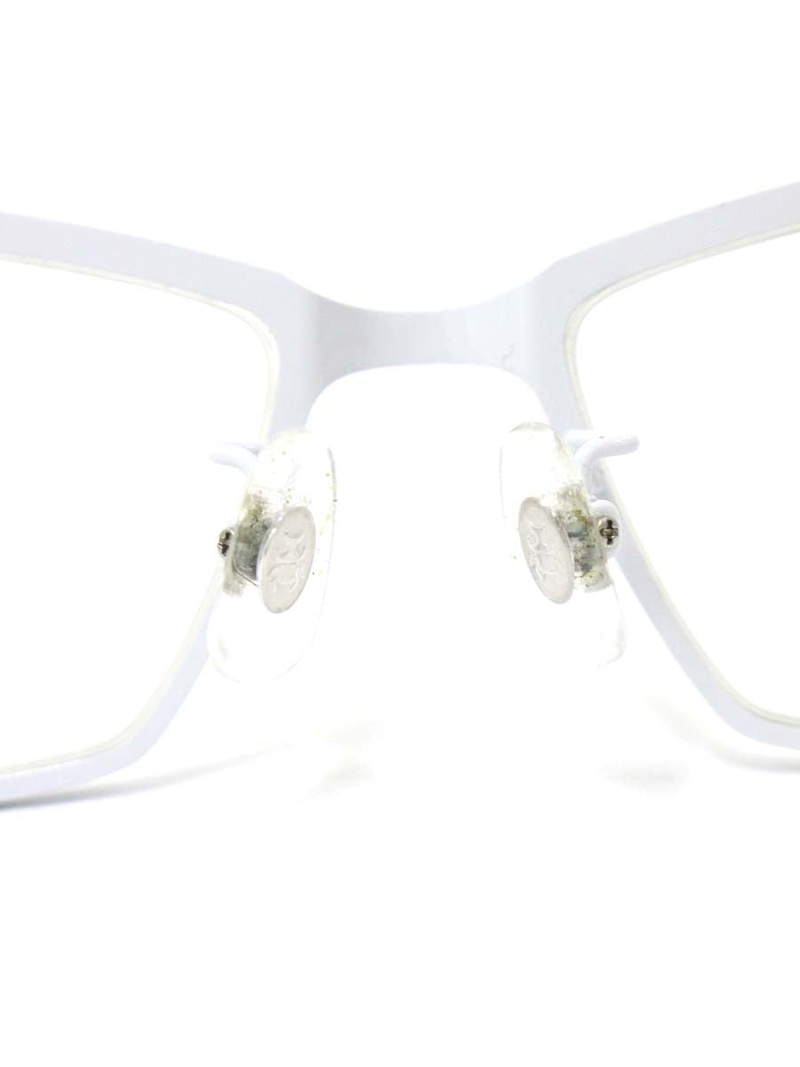 サムライ翔 リラックスライン 仁 SS-J203 LTD メガネ ホワイト 限定カラー メタルフレーム フルリム スクエア IT7QT65OYFTK