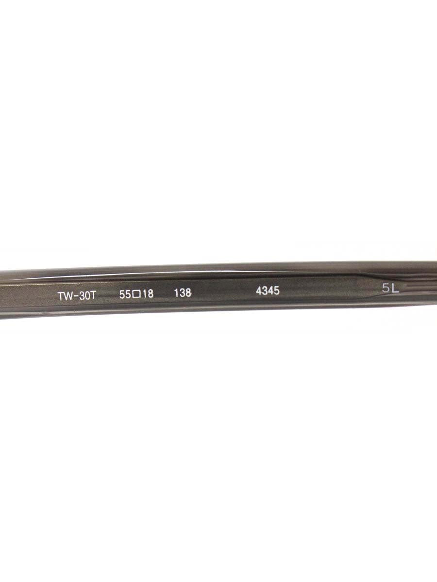 フォーナインズ TW-30T メガネ グレー スクエア リムレス ITPC8892G6OG