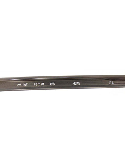 フォーナインズ TW-30T メガネ グレー スクエア リムレス ITPC8892G6OG