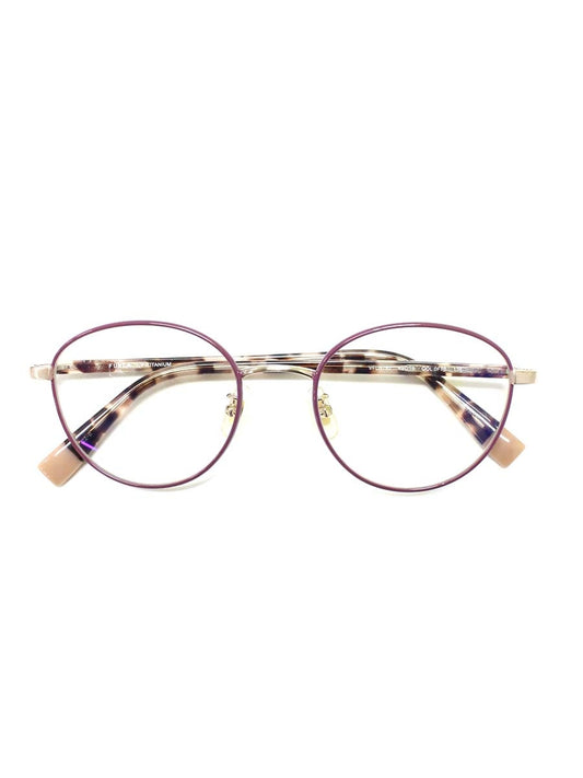 フルラ VFU575J メガネ パープル/ピンク コンビフレーム フルリム ボストン ITC71K91560Y