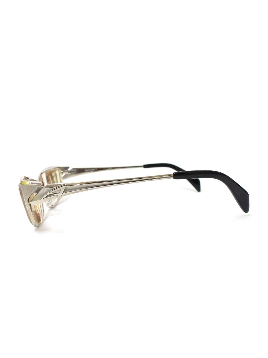 サムライ翔 メガネ シルバー/ブラック スクエア IT3GCYYNJ6S0