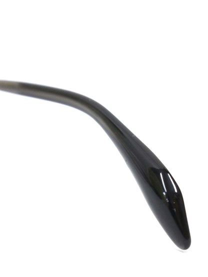 サムライ翔 リラックスライン 仁 SS-J225 メガネ シルバー/ブラッククリア メタルフレーム ハーフリム スクエア ♯1 IT7S39FDXH34