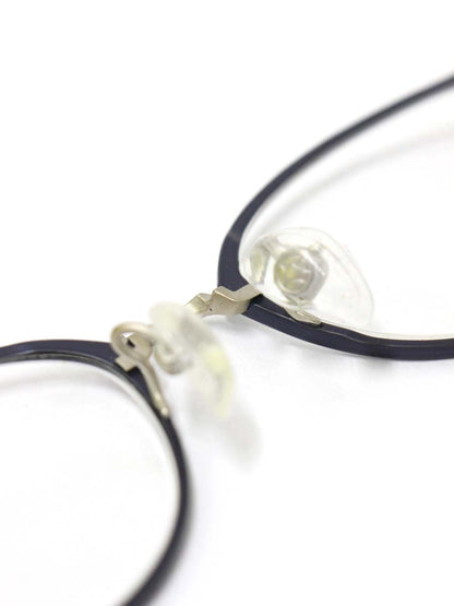 フォーナインズ S-751T メガネ ネイビー/ブラウン セルフレーム フルリム ITYK1JS7FD2Q