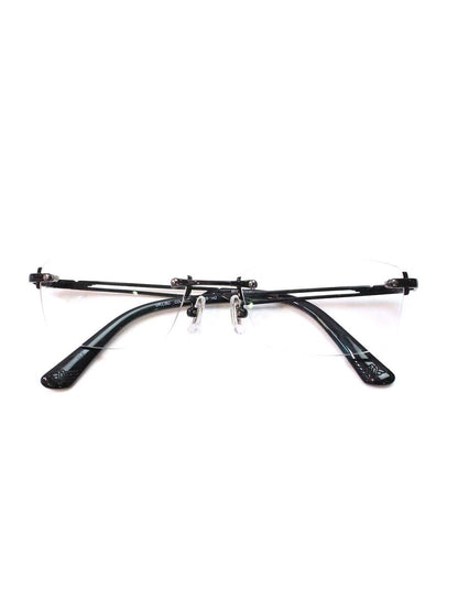 ポリス VPLL39J メガネ ブラック スクエア リムレス ITY1PO5N105Y