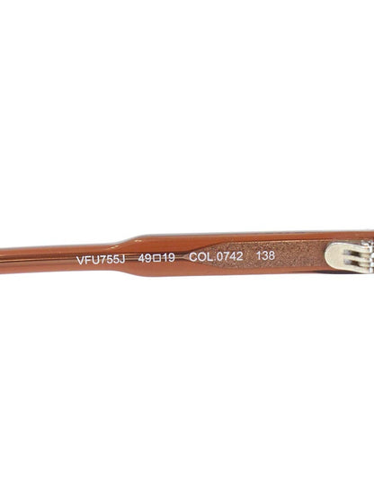 フルラ VFU755J メガネ ブラウン セルフレーム フルリム ボストン IT4LTZX33OKM