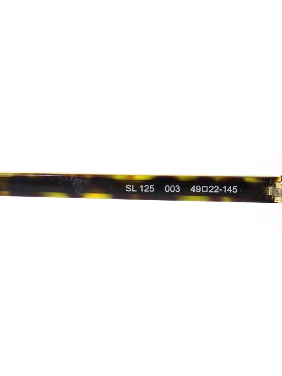 サンローランパリ SL125 003 メガネ ダークハバナ/ゴールド メタルフレーム フルリム ラウンド ITBUTELIQM5U