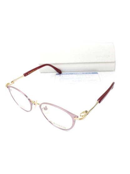 中村勘三郎 KN-2651 メガネ ピンク/パープル メタルフレーム フルリム オーバルシェイプ ITIWNVMN2WPC