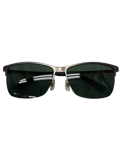 ポリス SPL746J サングラス グレー メタルフレーム ハーフリム スクエア IT2K8QQLVLOU