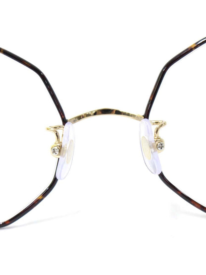 メガネアンドミー GEO ME007 メガネ ブラウン べっ甲柄 IT4KTYHRK7R4