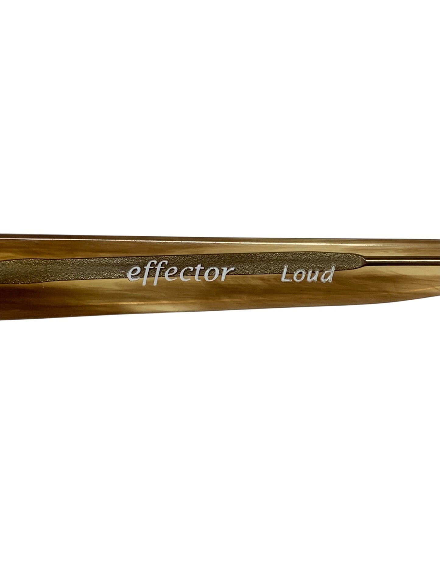 エフェクター loud ラウド メガネ ブラウン セルフレーム スクエア ITPBHLZAGHIS