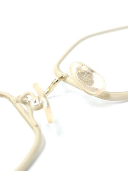 ヴィオルー “B”asic Masako メガネ ベージュ/ゴールド/ブラウン メタルフレーム フルリム IT6CCKK3V8PW