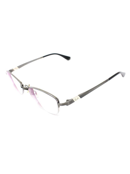 レイバン RB8643K メガネ ガンメタル/ブラック メタルフレーム ハーフリム スクエア IT3A6YPCPLH4