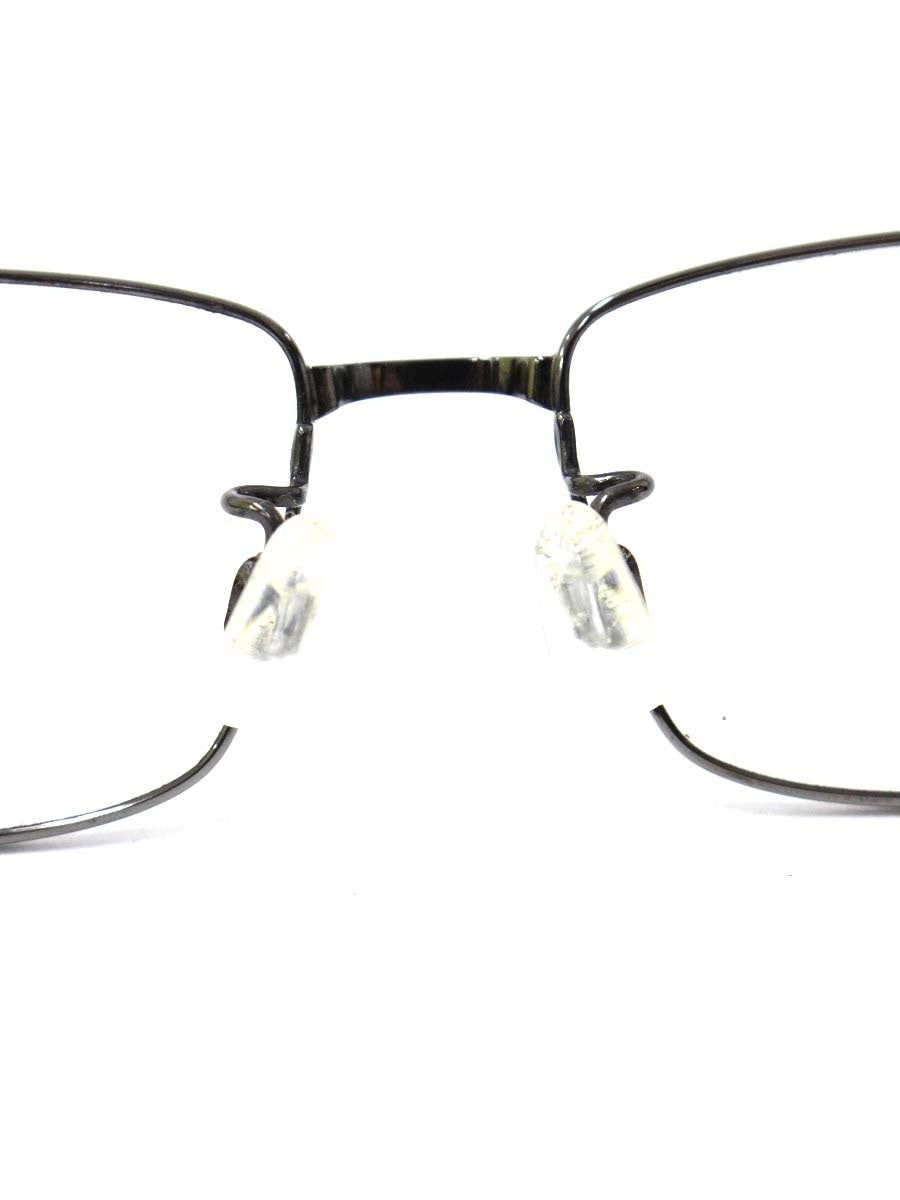 チタノス T-1290 メガネ ガンメタル/ブラック メタルフレーム スクエア ITMOWVT6M70A