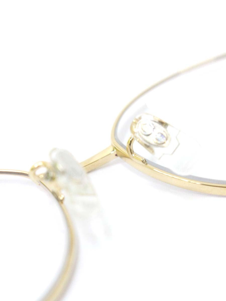 ラインアートシャルマン メヌエット XL1636 メガネ レッド/ゴールド メタルフレーム フルリム ウエリントン ITR92SC46NYY