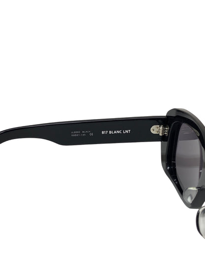 ジョンローレンスサリバン 817 BLANC LNTコラボモデル Television cut glasses JLS002 ブラック セルフレーム フルリム スクエア ITNEBQ1PQSAO