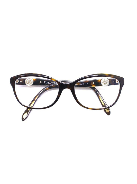 ティファニー TF2127-B-F メガネ ブラウン/ティファニーブルー ラインストーン キーモチーフ ITRNLGD93BG8