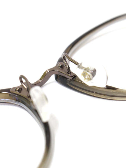 フォーナインズ M-75 メガネ ブラウン チタニウム コンビフレーム フルリム ボストン ITMQTBINSGGE