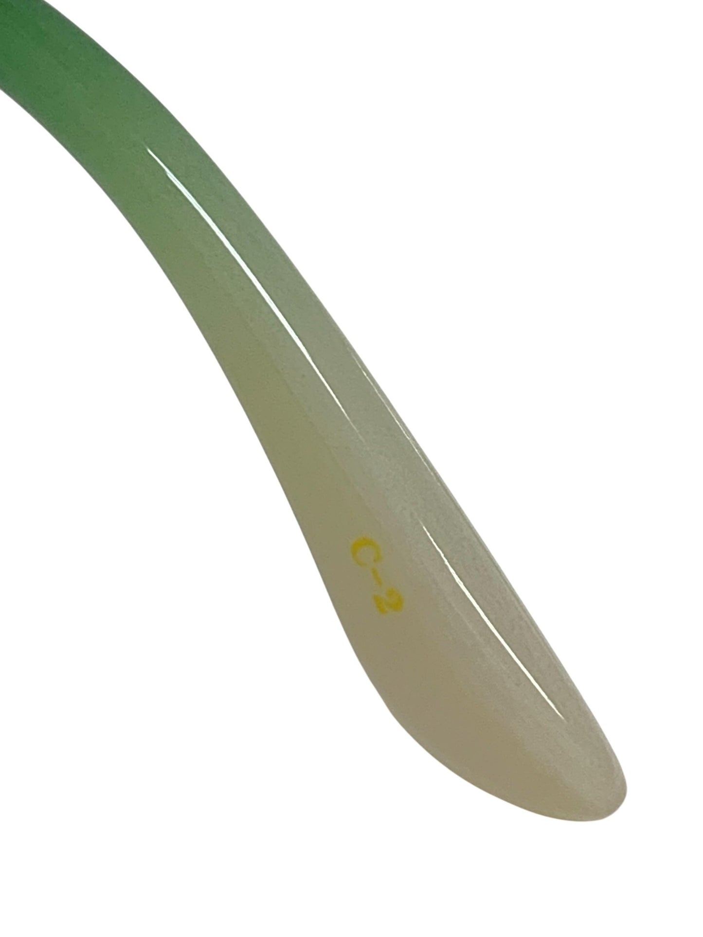 中村勘三郎 KN-2626 C-2 眼鏡 ゴールド/グリーン シープホーン メタルコンビ ハーフリム オーバル IT3CCY3M74P6