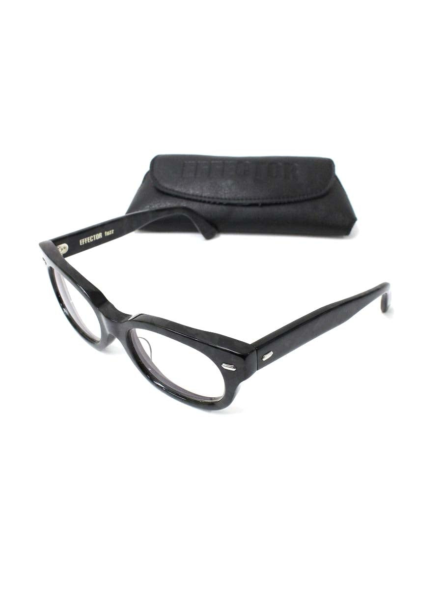 エフェクター Fuzz ファズ メガネ ブラック  セルフレーム スクエア ITX9ASGAKWXS