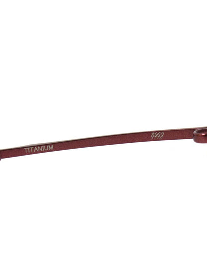 フォーナインズ S-746T メガネ ワインレッド チタニウムフレーム フルリム オーバル ITBCCXVSEN52