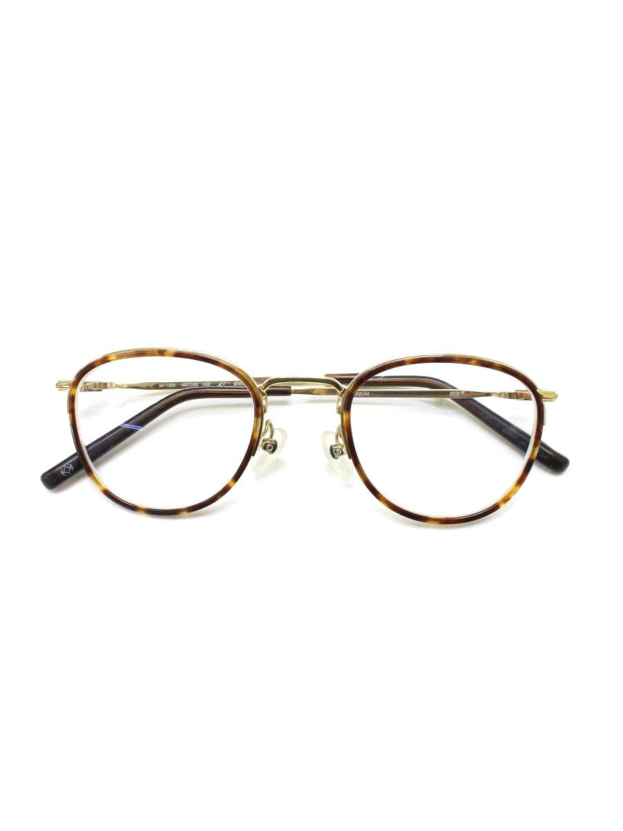 フォーナインズ M-103 メガネ ブラウン メタルフレーム フルリム ボストン ITHF4UVZX1U8