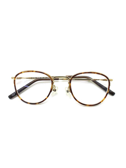 フォーナインズ M-103 メガネ ブラウン メタルフレーム フルリム ボストン ITHF4UVZX1U8