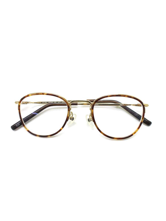 フォーナインズ M-103 メガネ ブラウン メタルフレーム フルリム ボストン ITHF4UVZX1U8