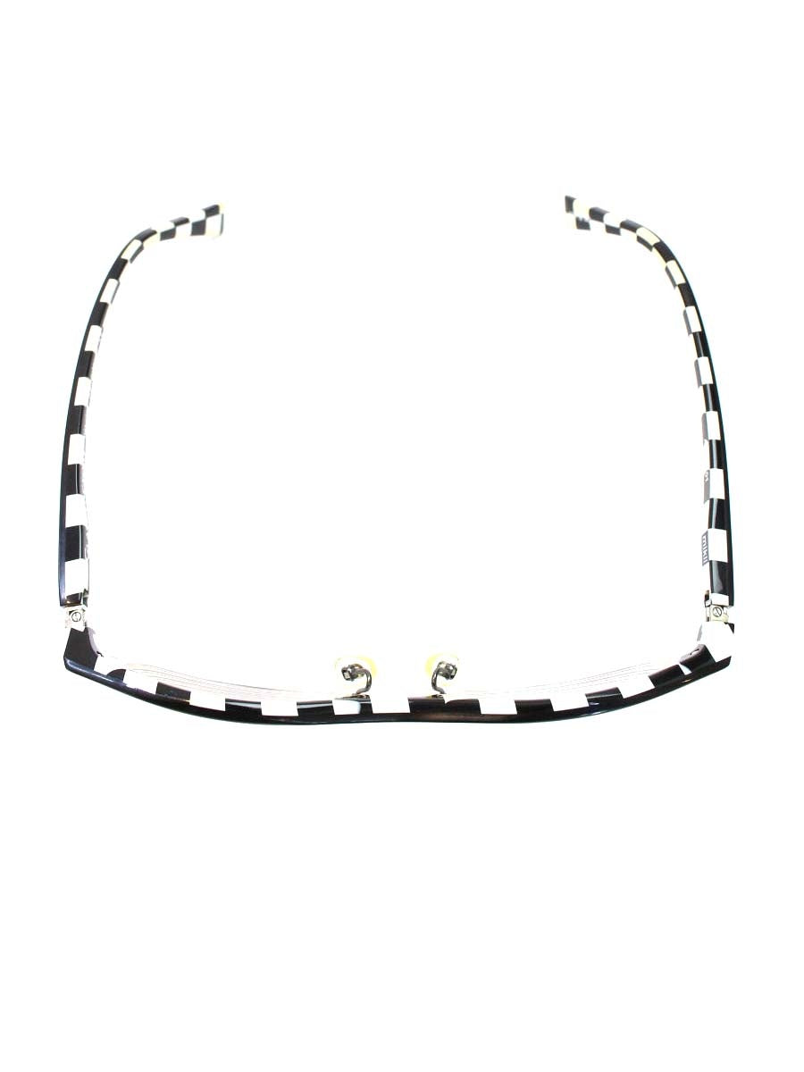 アランミクリ A0651 メガネ ブラック セルフレーム ハーフリム（ナイロール）オーバル（楕円） ITFL71WD4X04