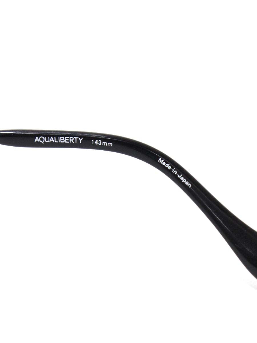 シャルマン アクアリバティ AQ22514 メガネ ブラック/アンティークゴールド チタン ウェリントン ITGA1RW5P8I0