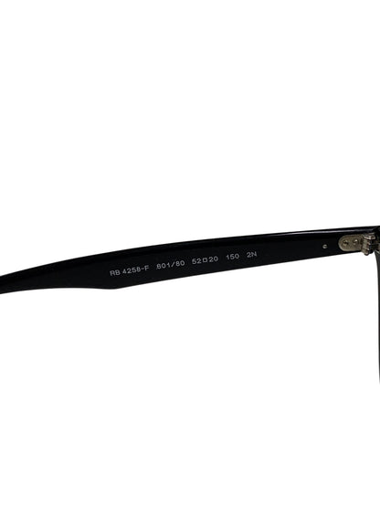 レイバン RB4258-F サングラス ブラック セルフレーム フルリム ウェリントン ITFFQ2LIMT0T