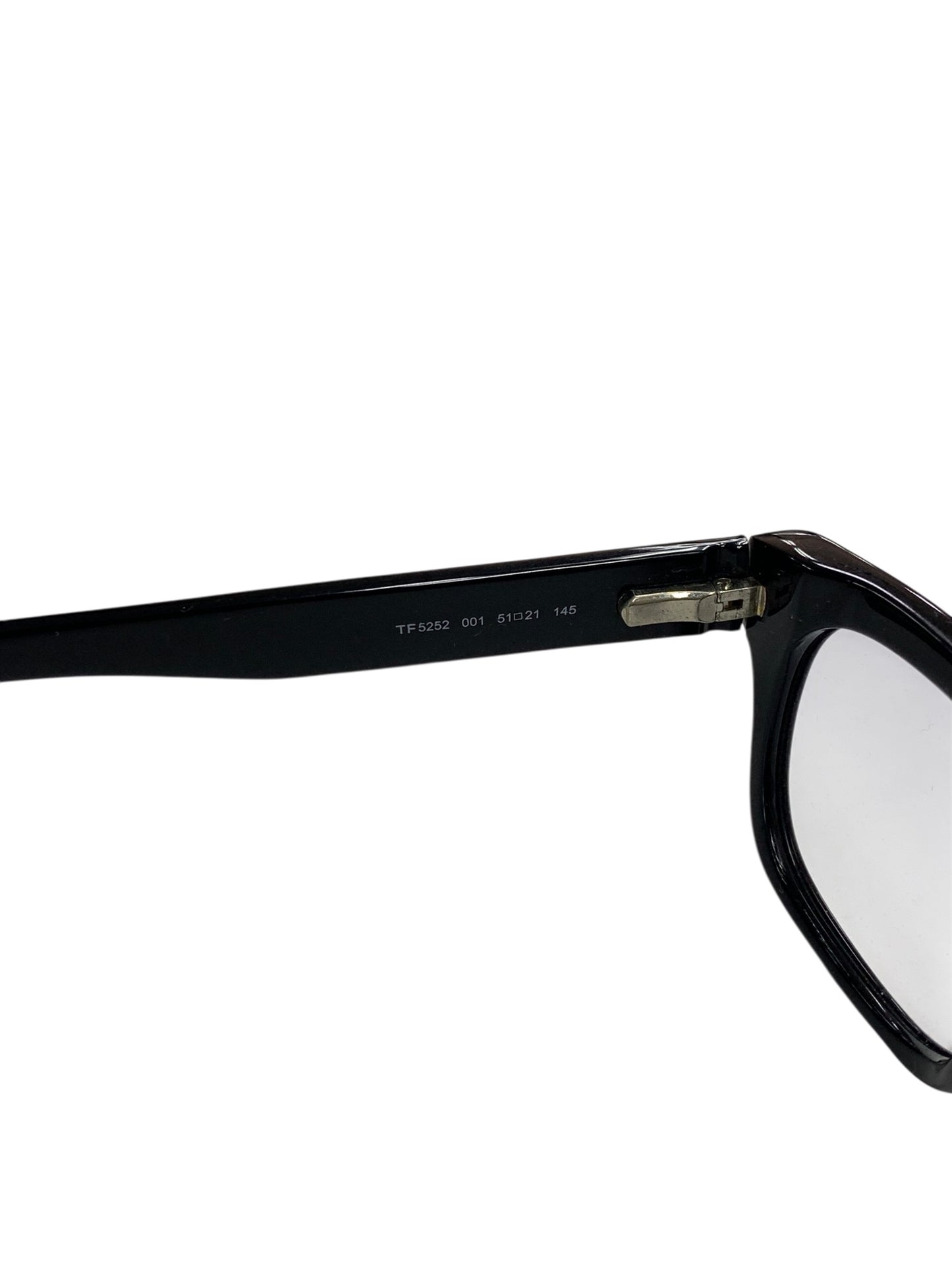 トムフォード TF5252 メガネ ブラック セルフレーム フルリム ウェリントン ITFS84XR7TLA