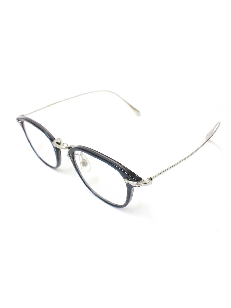 オリバーピープルズ Davitt OV5389D メガネ ネイビー/シルバー コンビフレーム フルリム ウェリントン IT2B6PFXJMLC