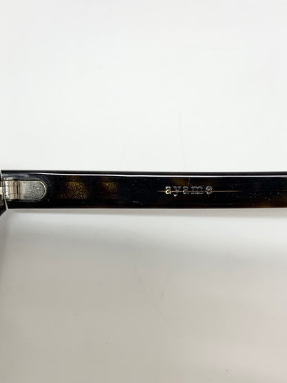 ayame（アヤメ） KORO サングラス ブラウン コロ DHV 4C Emerald セルフレーム フルリム ウェリントン ITG1FPH7UAPK