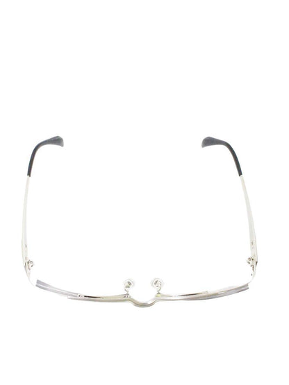 サムライ翔 SS-J206 メガネ シルバー メタルフレーム ハーフリム（ナイロール）スクエア ITH5AL0G57AQ