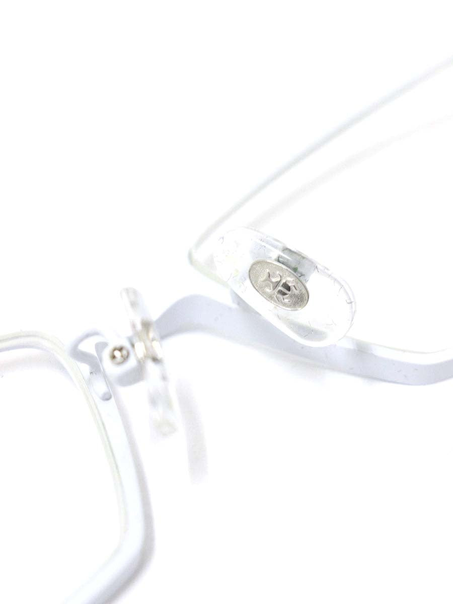 サムライ翔 リラックスライン 仁 SS-J203 LTD メガネ ホワイト 限定カラー メタルフレーム フルリム スクエア ITR0A9J1RAU8