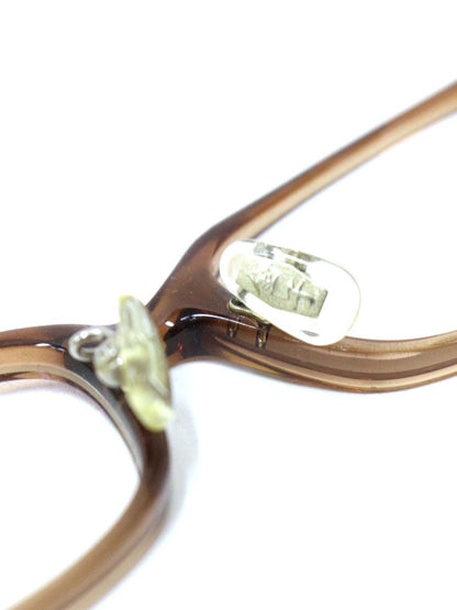 金子眼鏡 CELLULOID KC-15 メガネ ブラウン/ピンクブラウン セルフレーム フルリム スクエアシェイプ ITK6TYCS96YO