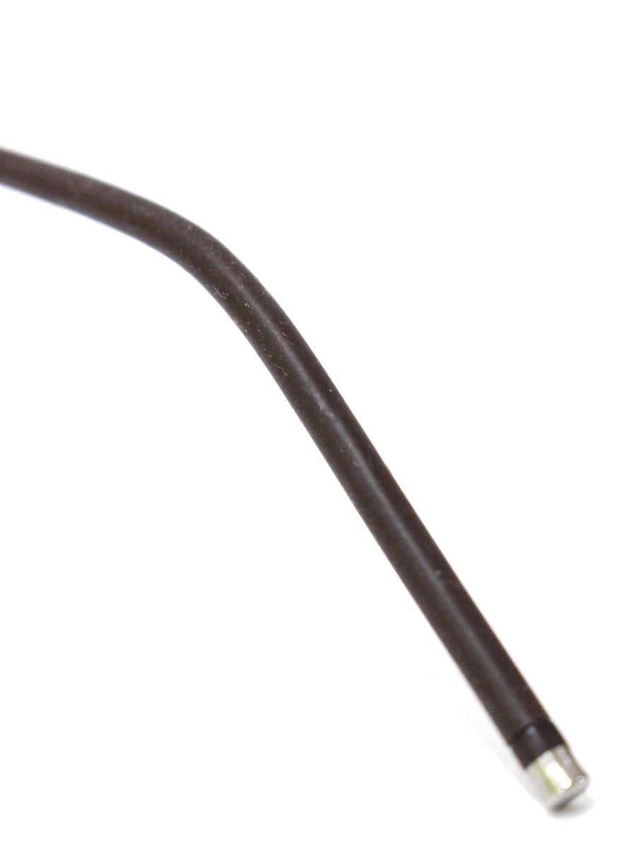 イーファイブアイヴァン ｍ23 メガネ ブラウン メタルフレーム ハーフリム ツーブリッジ IT1KTBIO9Y18