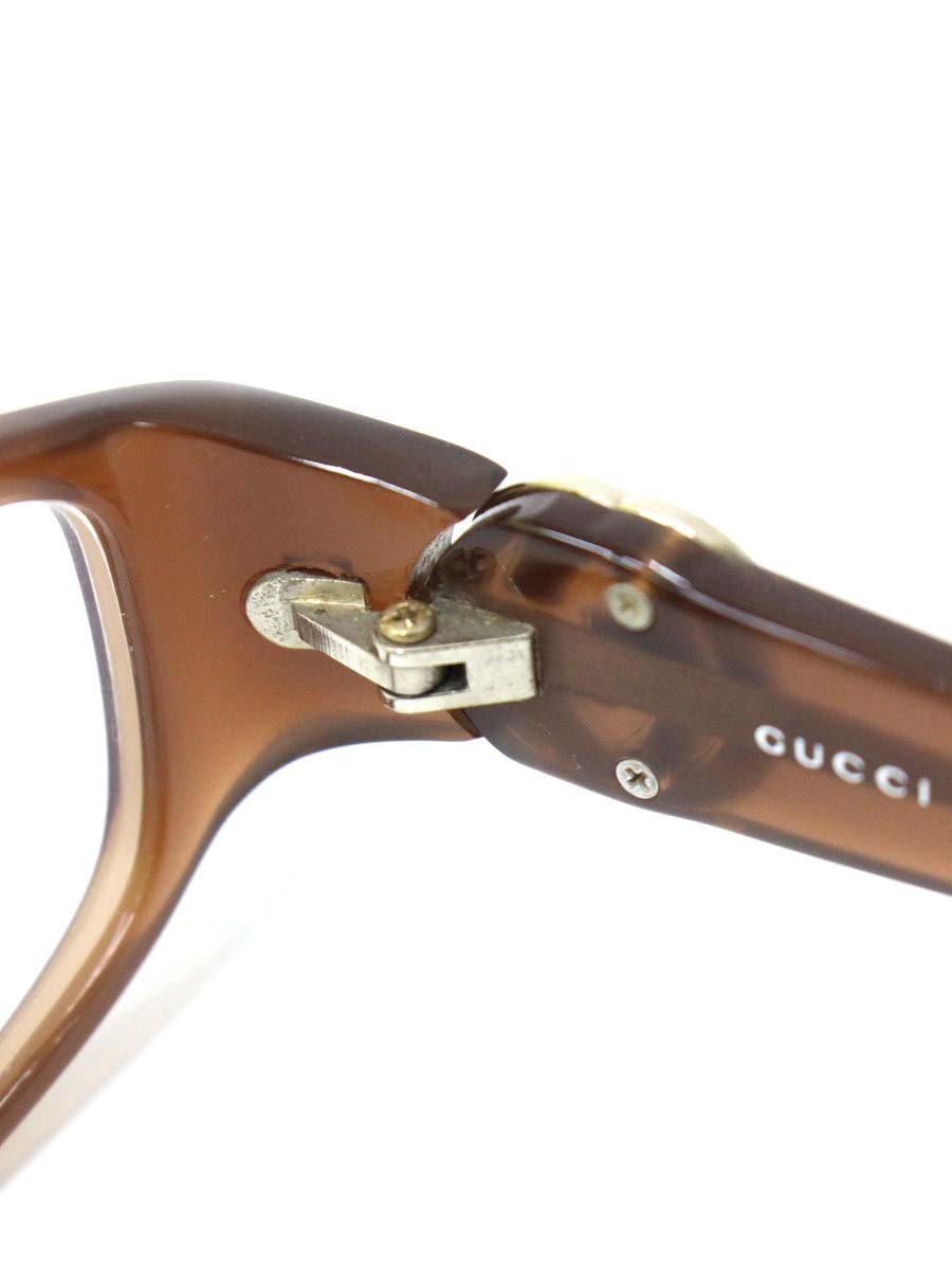 グッチ GG-9079J メガネ ブラウン シェリーライン GG セルフレーム フルリム スクエアシェイプ ITFS8QMNN6IK