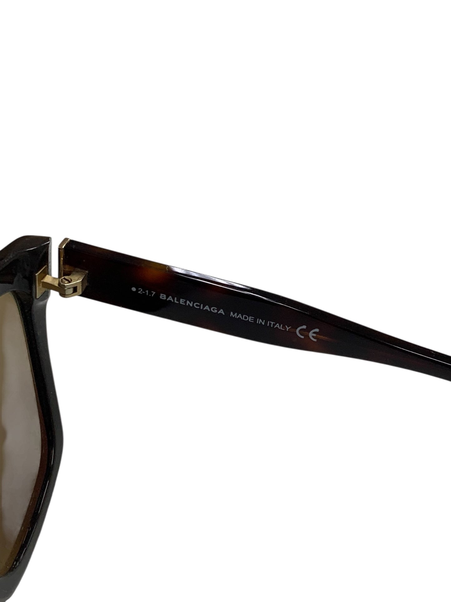 バレンシアガ BA98 48G サングラス ブラウン セルフレーム フルリム ウェリントン IT2N90V3F7T8