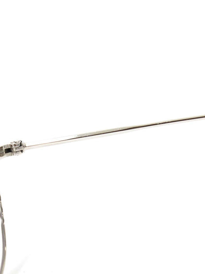 ユウイチトヤマ U-103 メガネ シルバー メタルフレーム フルリム ボストン IT3LNNV6BZGG